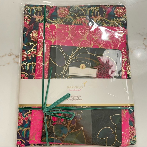 Papyrus Express Beautifully Notebook/Journal Set Pack of 3! New Year Essential! - Picture 7 of 10